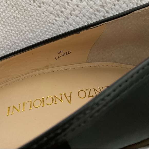 Enzo Angiolini Black Patent Leather Stiletto Heels - Picture 9 of 12